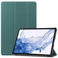 Samsung Galaxy Tab S8 Tri-Fold Series Smart Foliofodral - Svartgrön