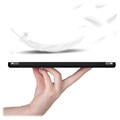 Tri-Fold Series Samsung Galaxy Tab S7 FE Smart Foliofodral - Svart