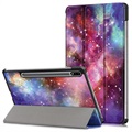 Tri-Fold Series Samsung Galaxy Tab S7 FE Smart Foliofodral - Galax