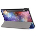 Tri-Fold Series Samsung Galaxy Tab S7 FE Smart Foliofodral - Galax