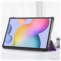 Tri-Fold Series Samsung Galaxy Tab S7 FE Smart Foliofodral - Galax