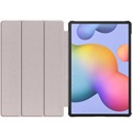 Tri-Fold Series Samsung Galaxy Tab S7/S8 Smart Foliofodral - Fjärilar / Blommor