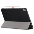 Tri-Fold Series iPad Air 2020/2022 Smart Foliofodral - Svart