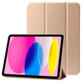 Tri-Fold Series iPad (2022) Smart Foliofodral - Guld