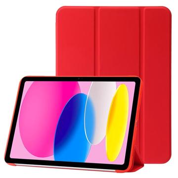 Tri-Fold Series iPad (2022) Smart Foliofodral - Röd