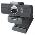UHD 4K Webbkamera med Mikrofon och Autofokus H500 - Svart