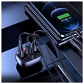 Usams US-CC143 Bluetooth FM-sändare / Snabb Billaddare