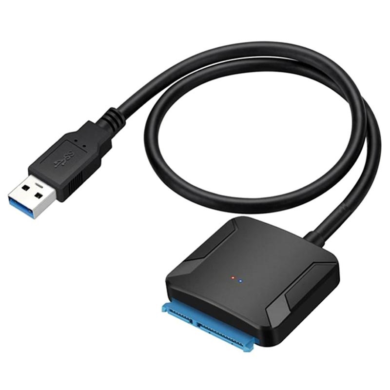 USB 3.0 / SATA Hårddisk Kabel Adapter - Svart