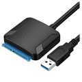 USB 3.0 / SATA Hårddisk Kabel Adapter - Svart