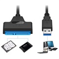 USB 3.0 SATA III Adapter Kabel W25CE01 - Svart