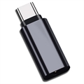 Acefast C1-07 USB-C / 3.5mm AUX Audio Adapter - Mörkgrå