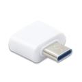 USB-C OTG-adapter - USB-C hane / USB-A 3.0 hona - Vit