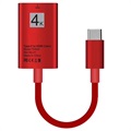 USB Typ-C till HDMI Adapter TH002 - 4K - 15cm - Röd