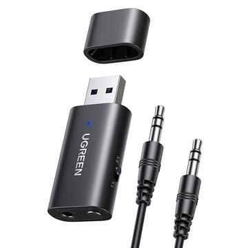 Ugreen CM523 2-i-1 Bluetooth 5.1 ljudsändare och ljudmottagare - svart
