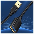 Ugreen USB 3.0 Hane/Hona Förlängningskabel - 1m - Svart