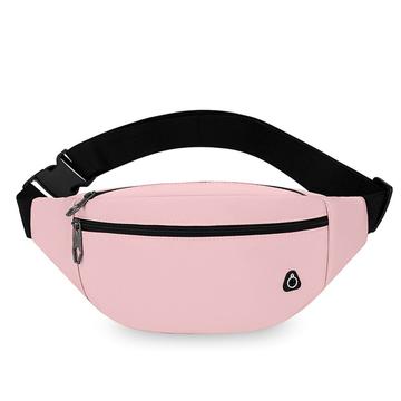 Unisex enkel axelremsväska / crossbodyväska - rosa