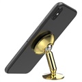 Universell Roterbar Magnetisk Bilhållare till Smartphone UN-100 - Guld