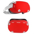 Oculus Quest 2 VR Headset Silikonskal - Röd