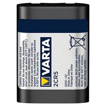 Varta 6203 2CR5 Professional Lithium Batteri