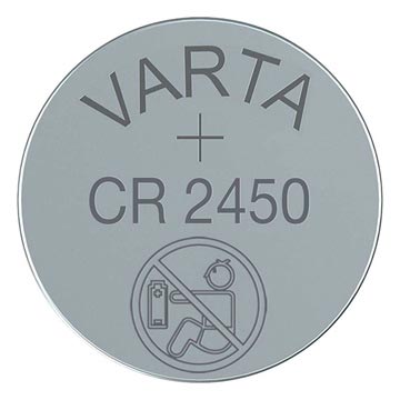 Varta CR2450/6450 Litium Knappcellsbatteri 6450101401 - 3V