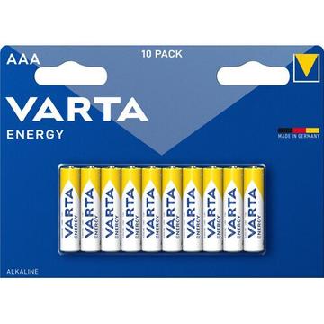 Varta Energy LR03/AAA-batteri - 10 st.