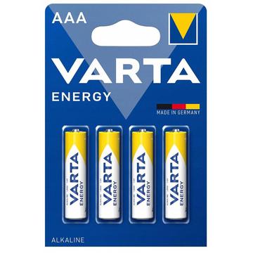 Varta Energy LR03/AAA-batteri - 4 st.