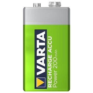 Varta Power Ready2Use 9V Uppladdningsbara Batteri 56722101401 - 200mAh