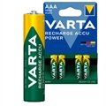 Varta Ready2Use Uppladdningsbara AAA Batterier - 1000mAh