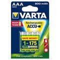 Varta Ready2Use Uppladdningsbara AAA Batterier - 800mAh