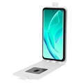 Honor 60 Pro Vertikalt Flipfodral med Kortplats - Vit