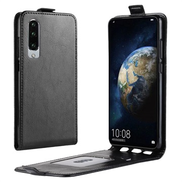 Huawei P30 Vertikalt Flipfodral med Kortplats
