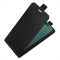iPhone 14 Pro Max Vertikalt Flipfodral med Korthållare - Svart