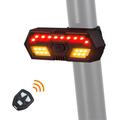 WEST BIKING YP0701314 LED-bakljus för cykel Cykelhorn Blinkers Varningslampa bak med fjärrkontroll
