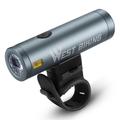 WEST BIKING YP0701332 500LM ljusstark LED-frontlampa för nattcykling och cykelsäkerhet - silver