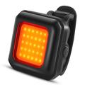 WEST BIKING YP0701418 LED-lampa för cykling, väg MTB, cykelsäkerhetslampa - svart bakljus / rött ljus