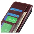 Nokia X10/X20 Plånboksfodral med Magnetstängning - Brun