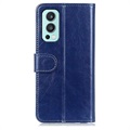 OnePlus Nord 2 5G Plånboksfodral med Magnetstängning - Blå