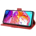 Samsung Galaxy A20s Plånboksfodral med Magnetstängning - Röd