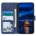 Samsung Galaxy A21s Plånboksfodral med Magnetstängning - Blå