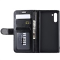 Samsung Galaxy Note10 Plånboksfodral med Magnetstängning - Svart