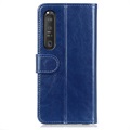 Sony Xperia 1 III Plånboksfodral med Magnetstängning - Blå
