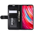 Xiaomi Redmi Note 8 Pro Plånboksfodral med Magnetstängning - Svart