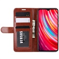 Xiaomi Redmi Note 8 Pro Plånboksfodral med Magnetstängning - Brun