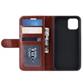 iPhone 11 Pro Max Plånboksfodral med Magnetstängning - Brun
