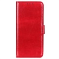 Motorola Edge 20 Lite Plånboksfodral med Stativfunktion - Röd