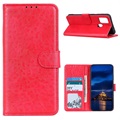 OnePlus Nord N100 Plånboksfodral med Stativfunktion - Röd