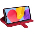 Samsung Galaxy M13 Plånboksfodral med Magnetstängning - Röd