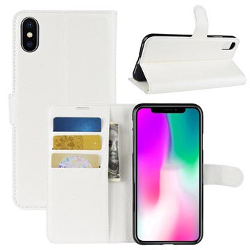 iPhone XR Plånboksfodral med Magnetstängning - Vit