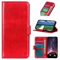 iPhone 15 Pro Max Plånboksfodral med Magnetstängning - Röd