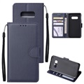 Samsung Galaxy S10e Plånboksfodral med Stativfunktion - Mörkblå